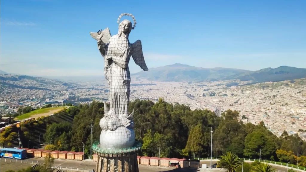 El Panecillo with the Virgin-luxury travel experiences Ecuador