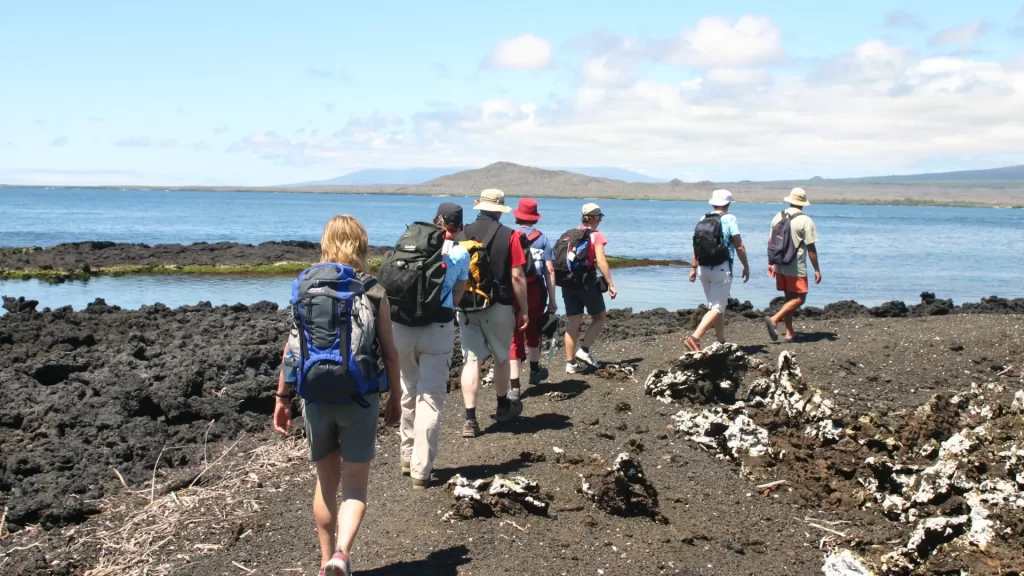 Hiking along Isabela Coast-Galapagos cruise vs land based
