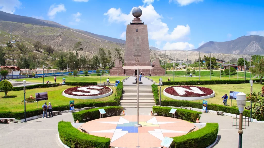 Mitad del Mundo monument- Ecuador travel advisory safety 2025  

