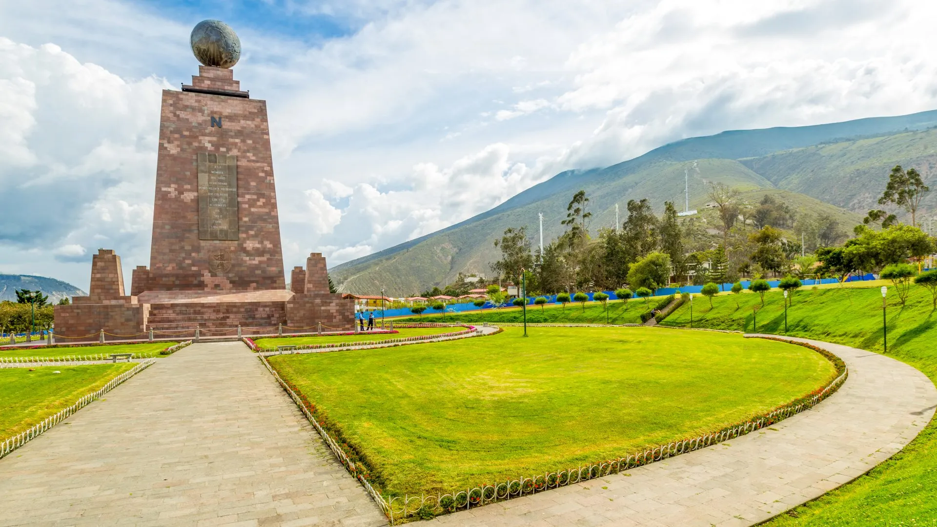 Monument at the middle of the world
