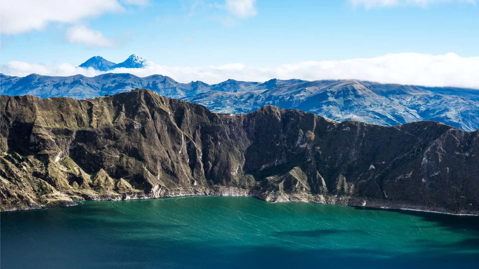 Quilotoa, Ecuador – stunning turquoise volcanic lake.