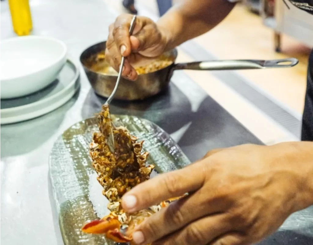 Preparation of a Colombian dish that reflects the richness of local flavors-Colombian Gastronomy