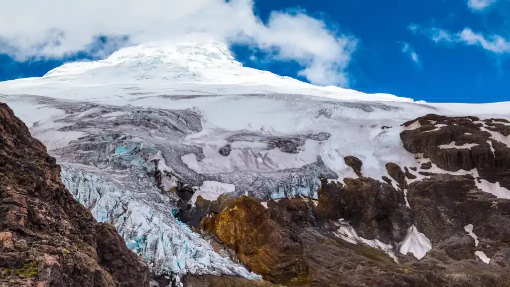 Ecuador’s volcanoes-Cayambe Glacier